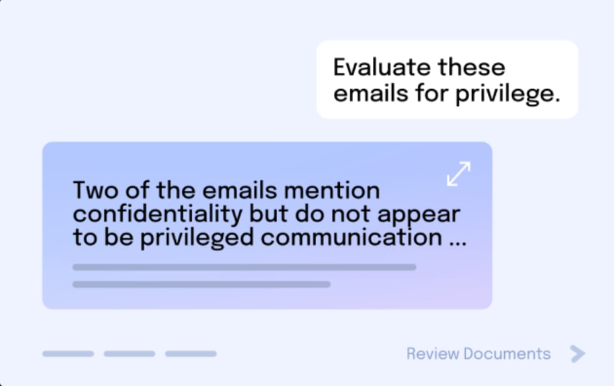 AI searches emails for privilege
